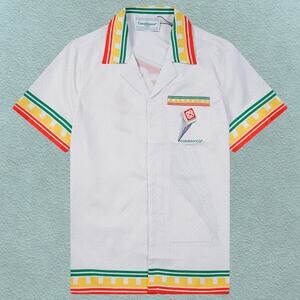 Casablanca White Short Sleeve Shirt